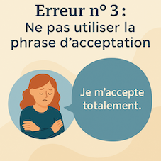 Erreur n°3 : Ne pas utiliser la phrase d'acceptation